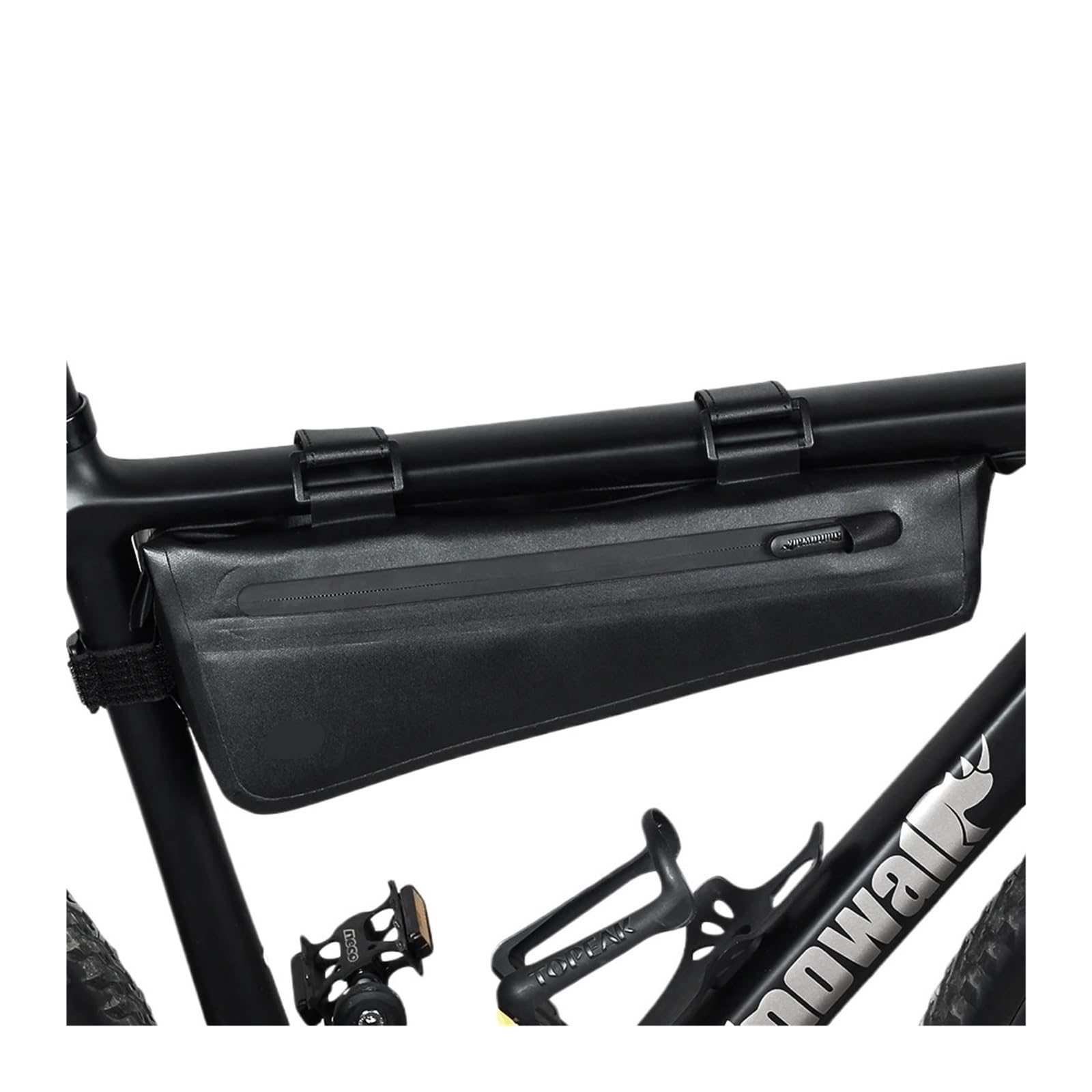 Borsa for telaio bici triangolare impermeabile da 1 pz | Conserva telefono, chiavi e piccoli oggetti for il ciclismo all'aperto.(RK18652-2.2L)
