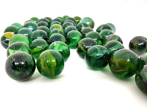 Miniatura 10 de Ingenious vidrio canicas hecho de opaco de mármol de vidrio, blanco, Cielo azul, "redondo" para rellenar jarrones, juegos y decoración perla sutil