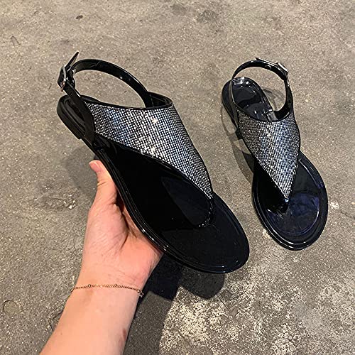 womens t strap jelly sandals