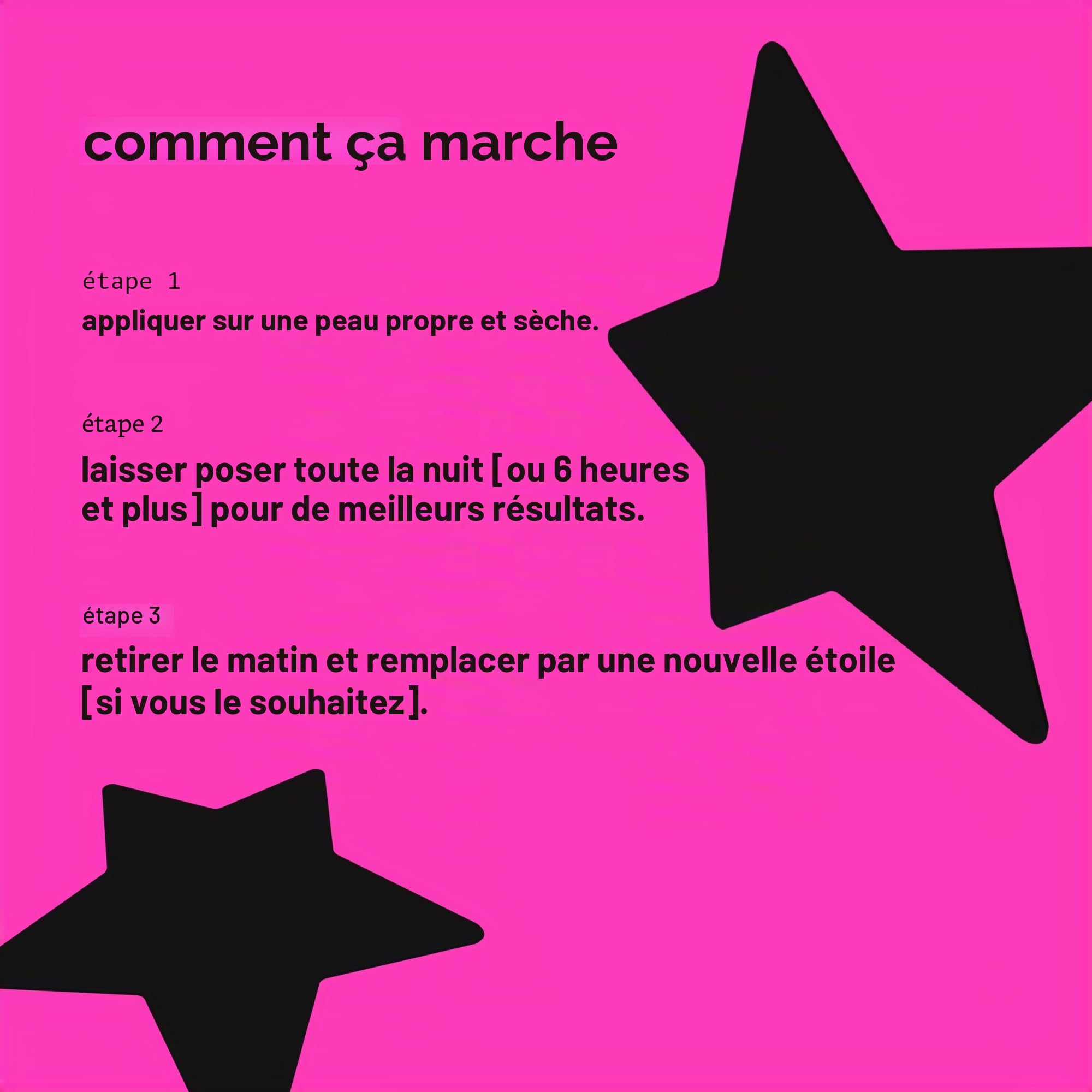 Starface World Black Star Lot de 96 patchs hydrocolloïdes à boutons, absorbent les liquides et réduisent les rougeurs, forme d'étoile mignonne, soins de la peau sans cruauté envers les animaux