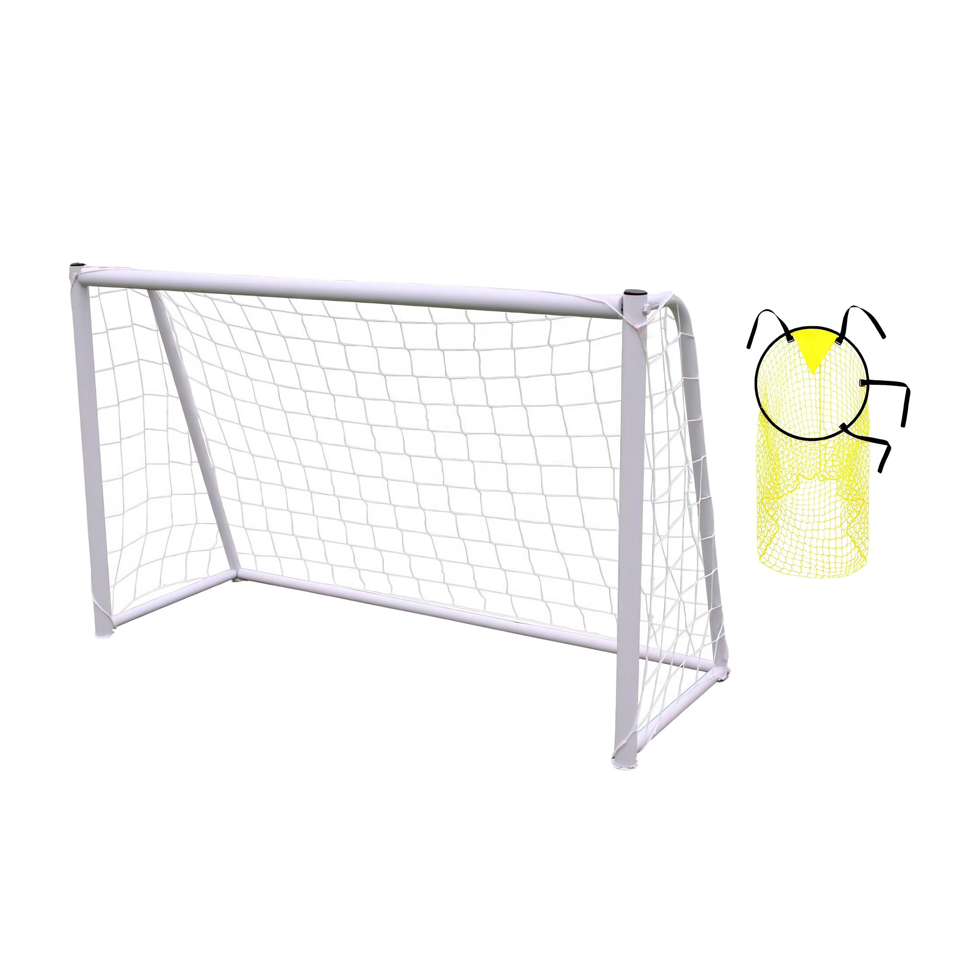 Soccer Goal for Kids:Soccer Nets for Kids Ages 10-12,Soccer Goals for Backyard with Target Practice Net,Outdoor Toddler Soccer Goal,71