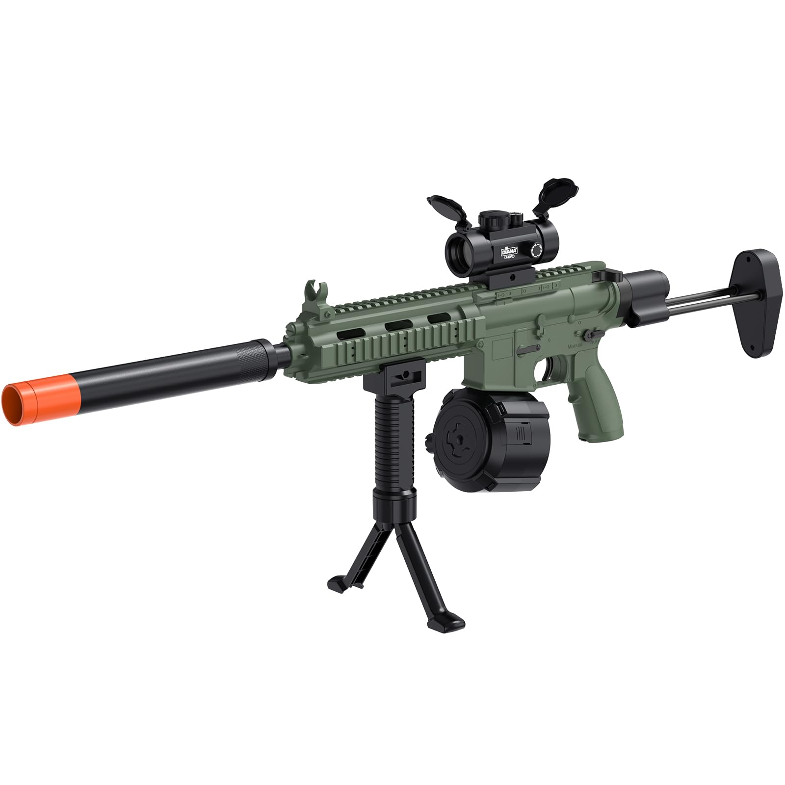 Toy Gun Blaster Sniper Toy Gun Manual & Automatic with Goggles, High Speed Gun Electric
