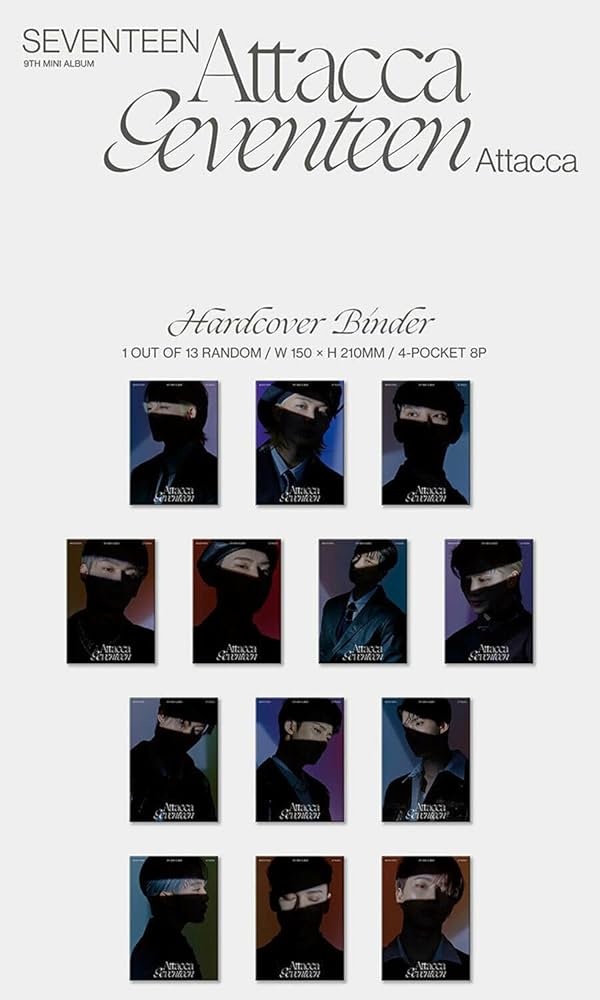 SEVENTEEN attacca Carat盤 SEVENTEEN ATTACCA 9th Mini Album CARAT Ver. ( RANDOM ) 1ea