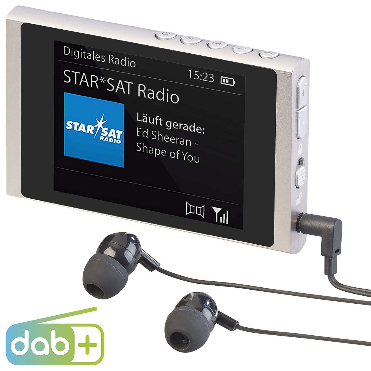 Radio de poche DAB+/FM rechargeable DOR-350.mini avec écouteurs [VR-Radio]