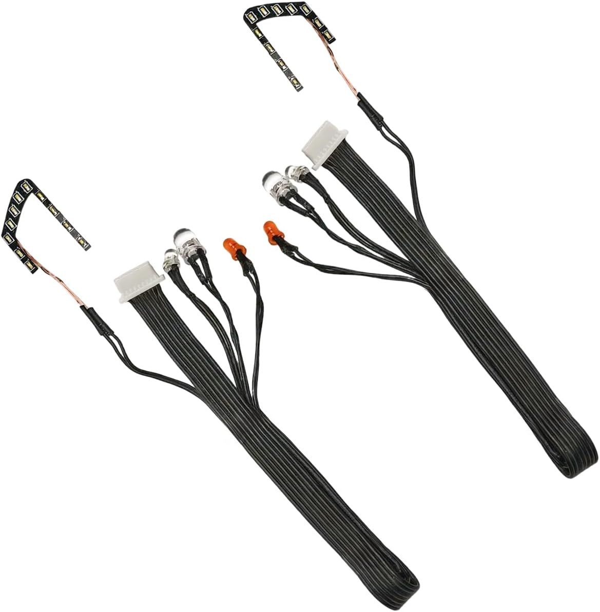 RIAARIO S10 Rally Light Kit (Front Lights - 1 Pair) for XTS-S10 RC Rally Car