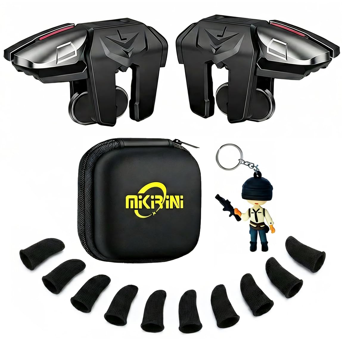 PUBG Mobile Triggers 13 en 1 Combo, 4 GamingTriggers Mobile Phone Game Controller para PUBG/Fortnite/Call of Duty/Rules of Survival, Aim & Fire Trigger para iPhone & Android Phone (Boy)