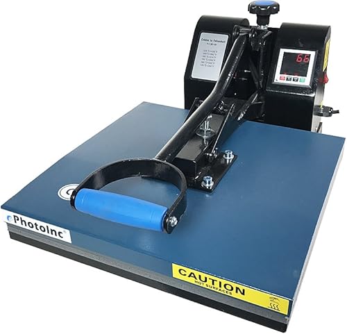 ePhotoInc NUEVO 15 "x 15" digital Clamshell calor prensa transferencia sublimación máquina camiseta EPH15BU