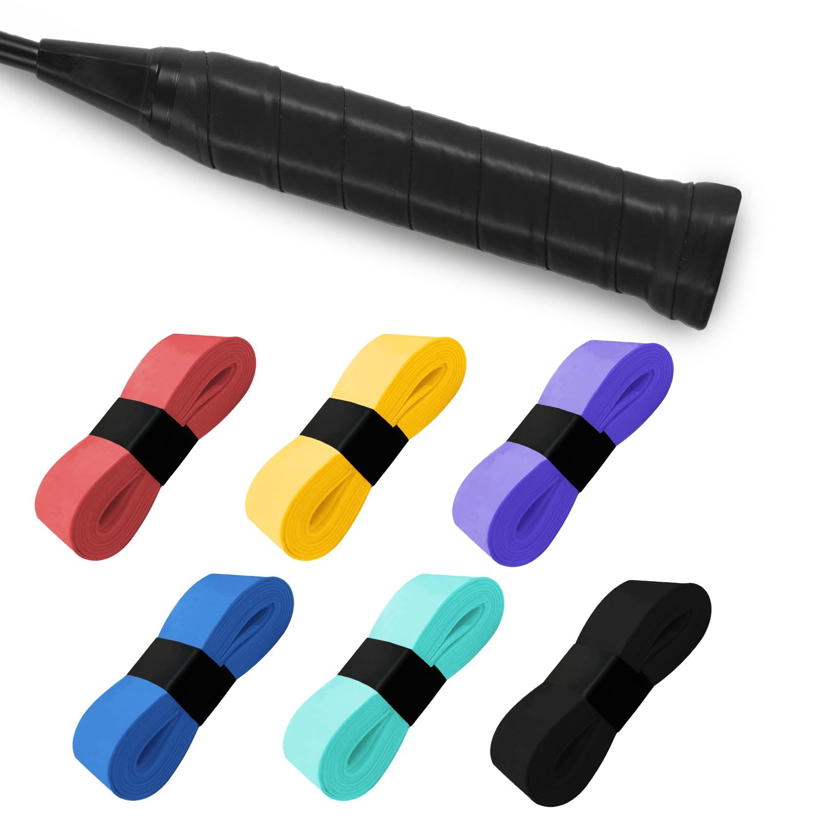 Badminton Racket Grip,Tennis Racket Grip Tape,6PCS Grip Tape,Handlebar Tape,Squash Racket Grip,Cricket Bat Grip,Tennis Grip Tape,Racket Grip Tape,Badminton Racket Grip Tape,Cricket Bat Grips,Bar Tape