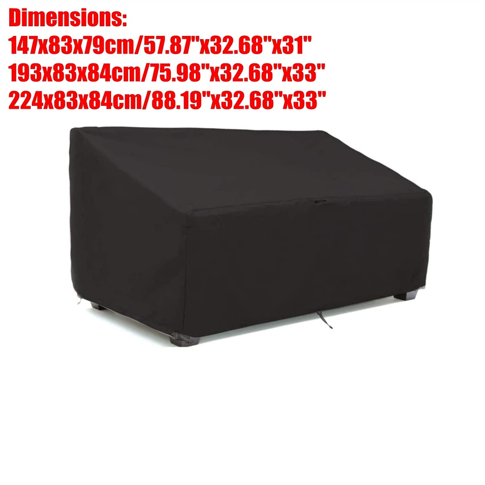 ALturN Coperture for mobili da giardino, coperture for mobili da esterno, coperture for sedie da esterno antipioggia e neve 210D for divano, tavolo, sedia, copertura for mobili(147x83x79)