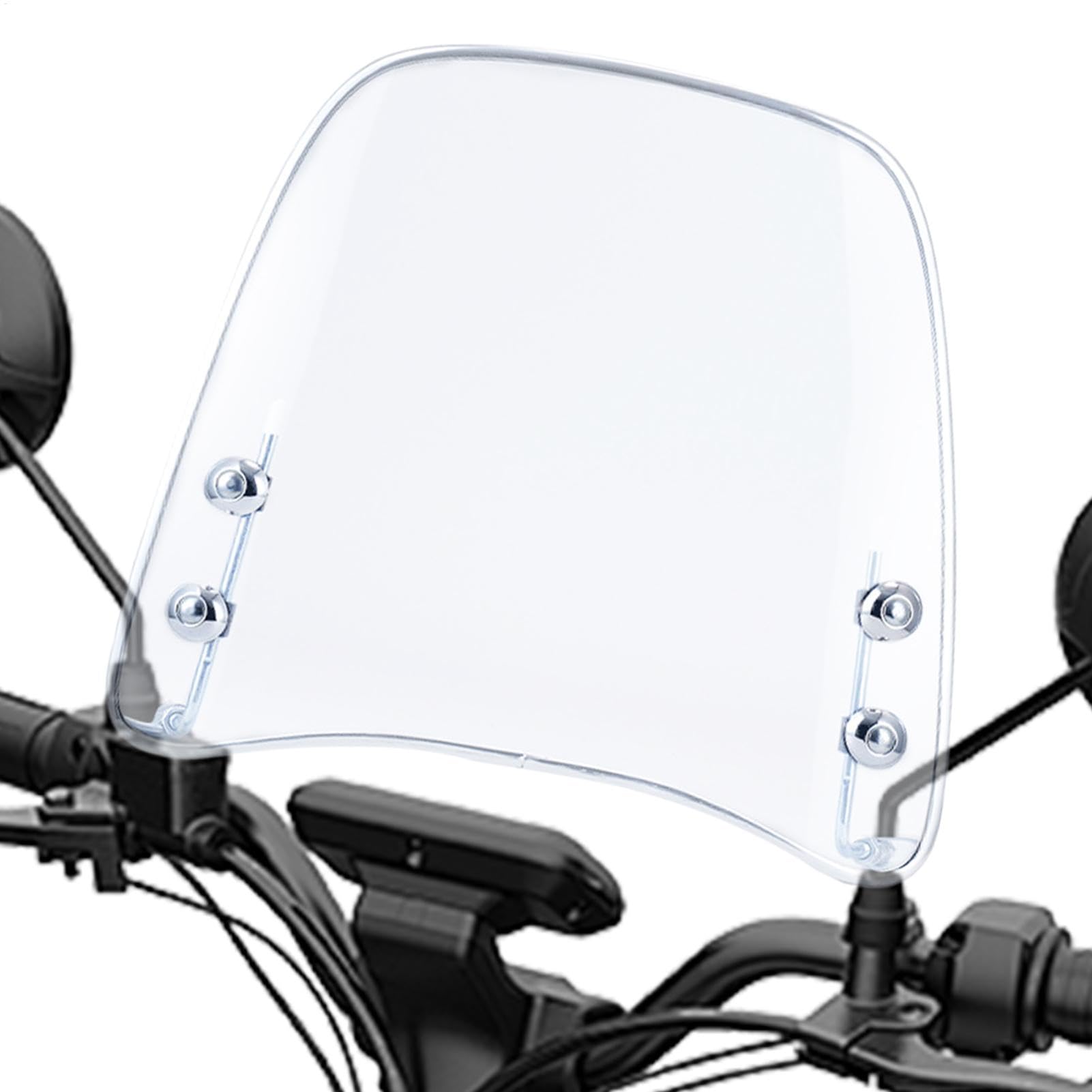 Extensión De Parabrisas Para Moto Reemplazo de parabrisas flexible | Parabrisas Para Moto Recambio Parabrisas Flexible Grande Totalmente Compatible Mayoría Motocicletas Motocicletas To