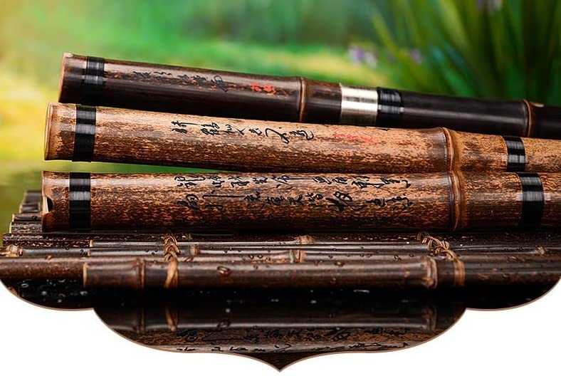 LANDTOM Concert/Collective Level Purple Bamboo Xiao Flute - (Right-Handed) (8 hole of F)