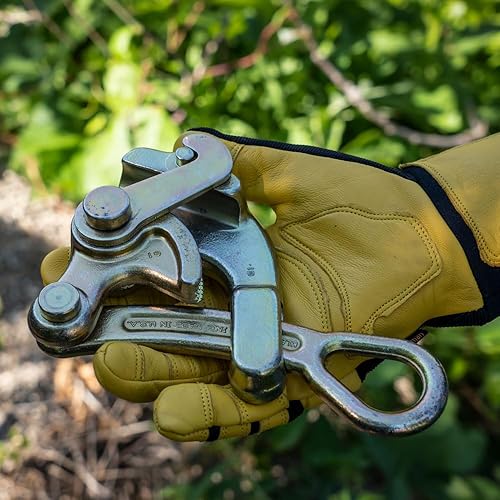 Miniatura 4 de Klein Tools Agarre 1625-20, herramienta de tracción de alambre de agarre Haven's para cuerda de alambre de 0.75 pulgadas, carga máxima de 8000 libras