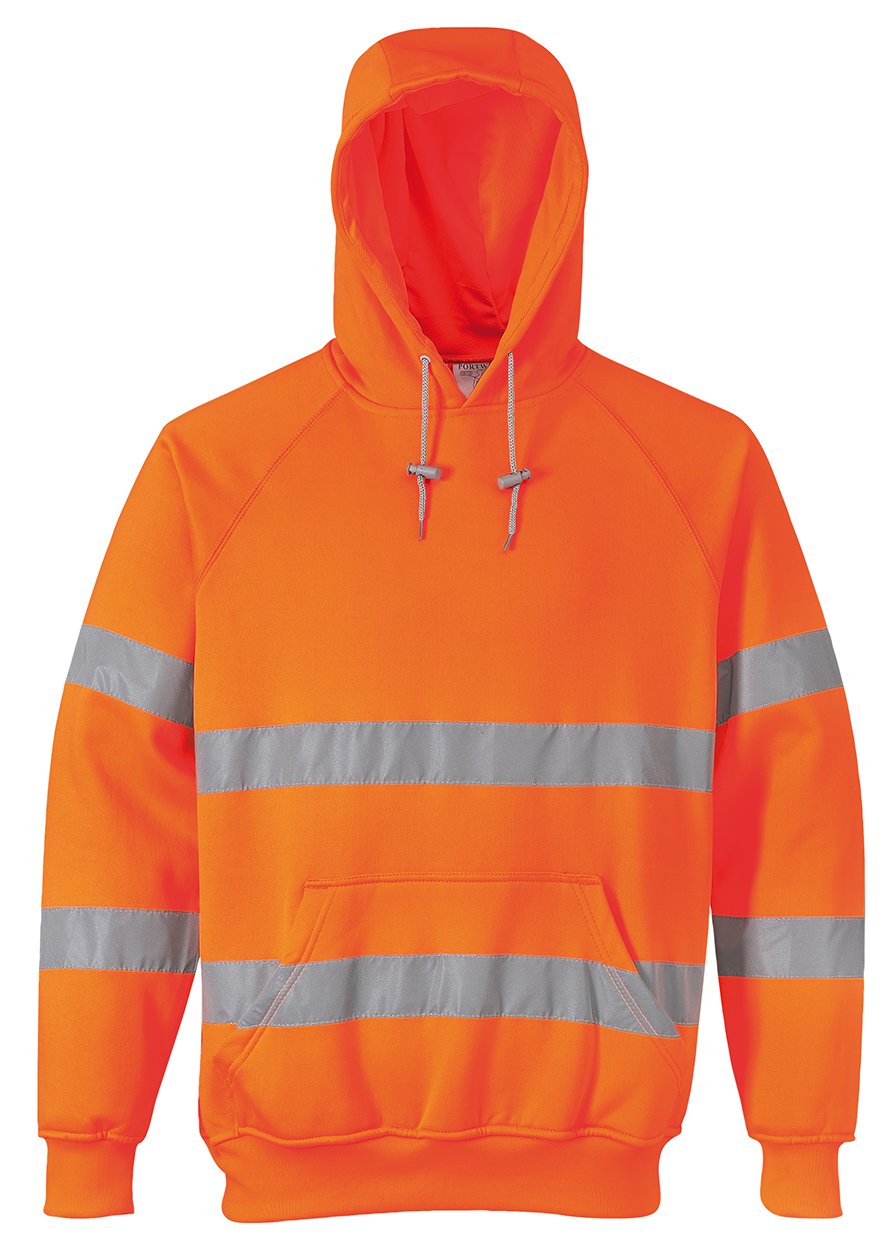 Portwest Orange Hi Vis Hoodie S