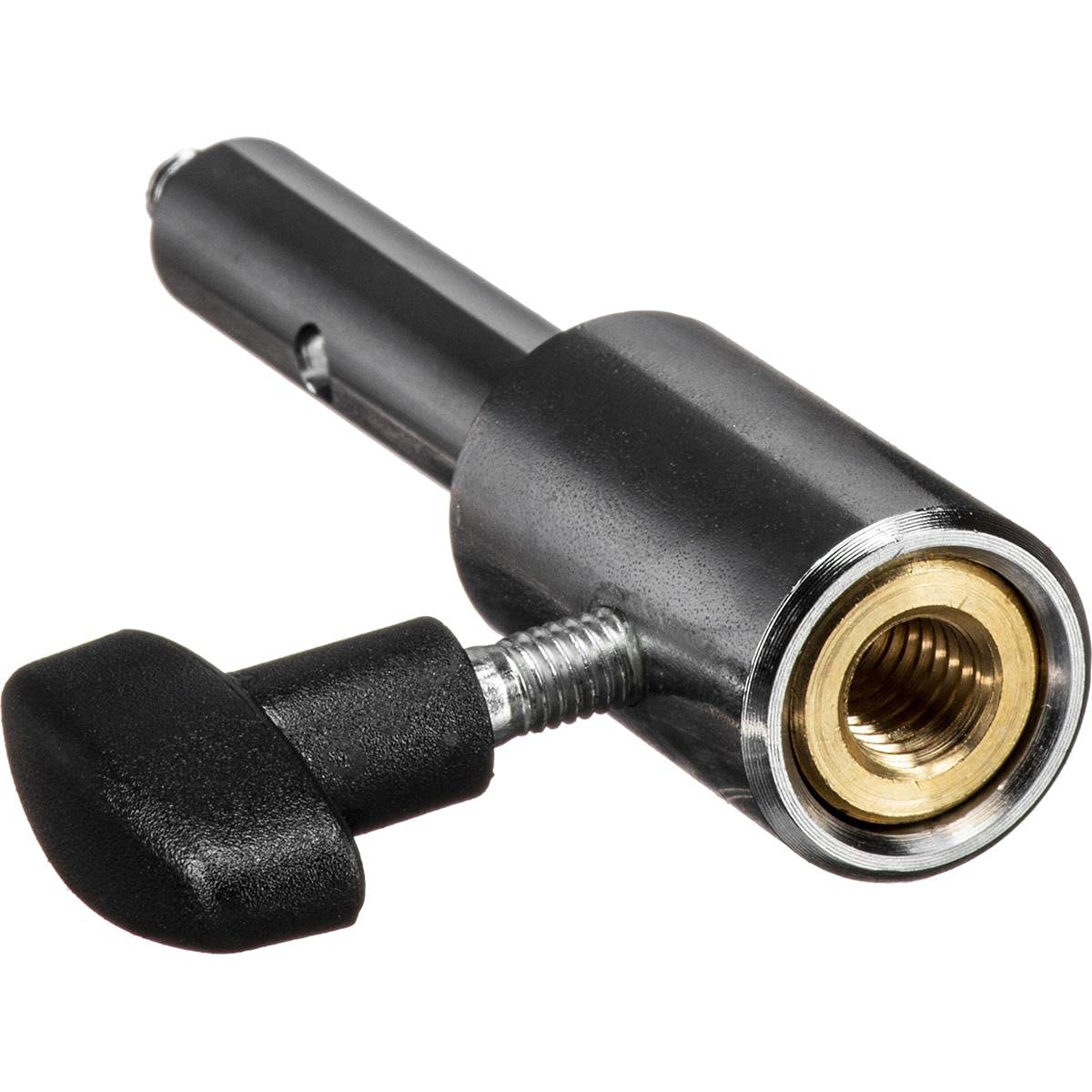 Manfrotto 016 Accessorio Serie Adapter da 16 mm, 5/8" Femmina ad Attacco Filettato 1/4", con Serraggio Regolabile, per Controlli Luce Broncolor, in Acciaio Zincato, Argento