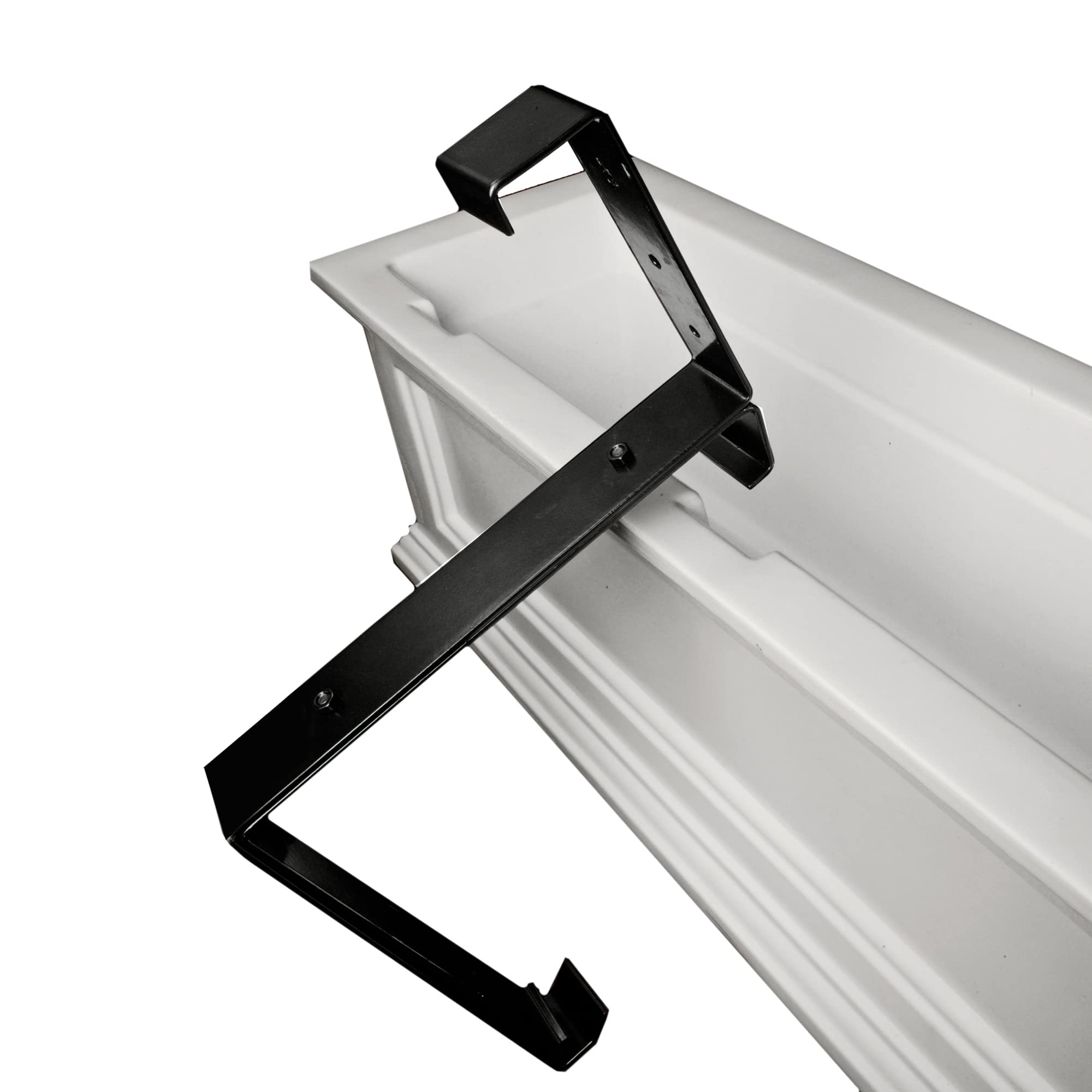 Mayne 3833 - Soportes ajustables para riel de cubierta, color negro