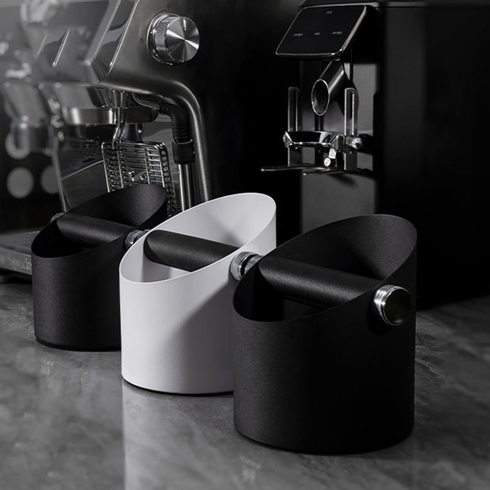 Generisch Professionelle Edelstahl Kaffeeklopfboxen, Rutschfester Kaffeesatz Eimer, Espresso Klopfboxen, Küchen Kaffeeabfallentsorgungsbehälter