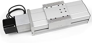 RATTMMOTOR FBX100-400mm Heavy CNC Linear Actuator Kit, Aluminum Alloy Fully Enclosed Linear Motion Stage Actuator Double Linear Slide Rail X Y Z Axis Linear Slide Table Linear Motion Guide for CNC