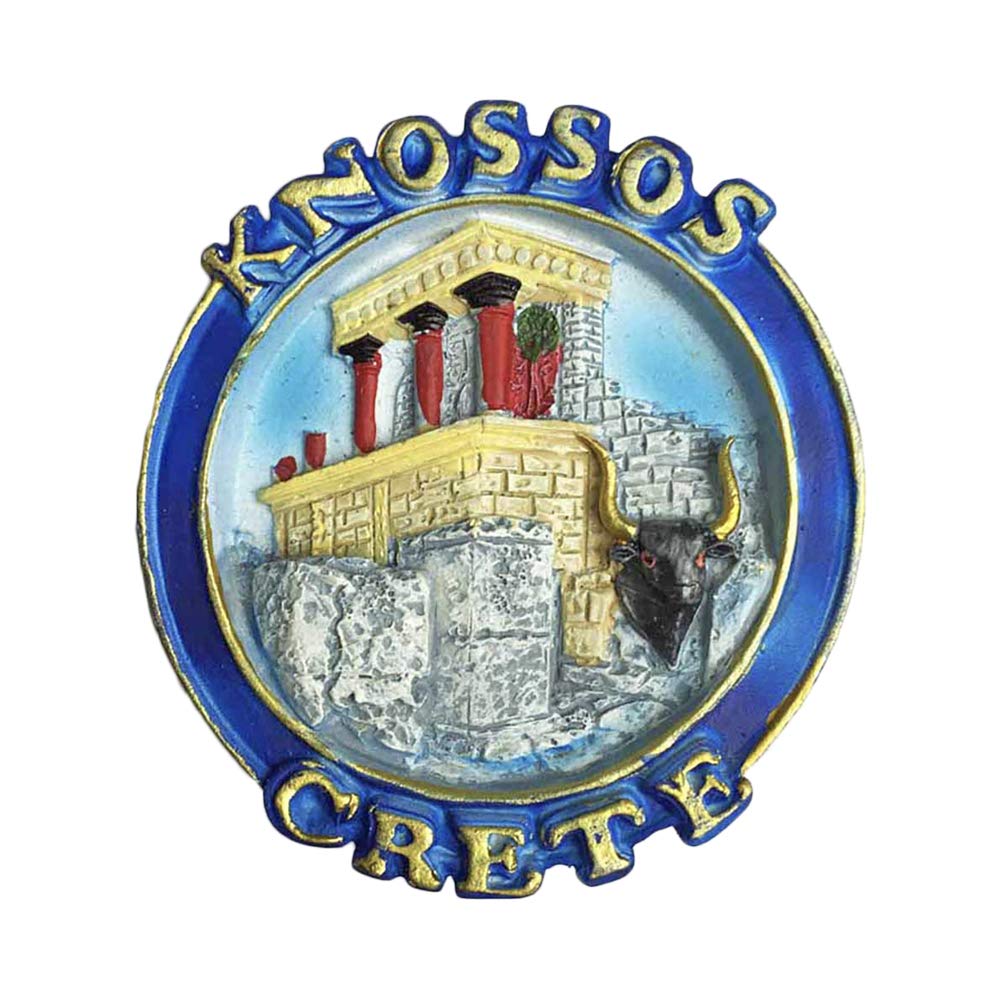 Wedarego Blue 3D Knossos Crete Greece Refrigerator Magnet Tourist Souvenirs Stickers,Home & Kitchen Decoration Greece Fridge Magnet From China