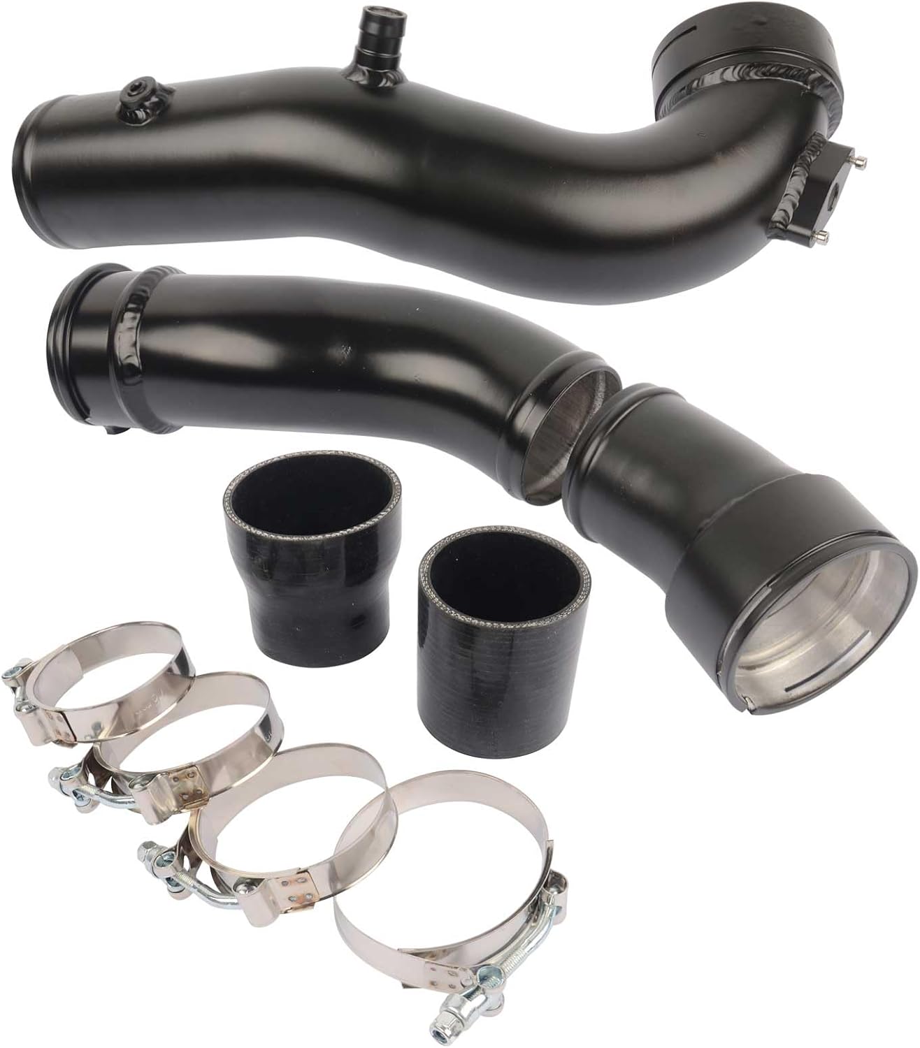 Turbo Intake Charge Pipe & Boost Pipe Cooling Kit Replacement for BMW F10 F12 F13 535i 640i 740i 740Li N55 3.0L GELUOXI