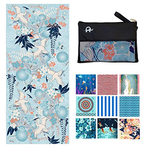 Elite Trend Microfiber Beach Towel for Travel - Oversized XL 78x35,72x72,63x31,71x31Inch Quick Drying