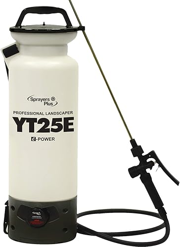 Miniatura 9 de Sprayers Plus YT25E - Pulverizador a batería de 2 galones en césped y jardín, iones de litio de 12 V con sellos Viton y junta tórica, varita de