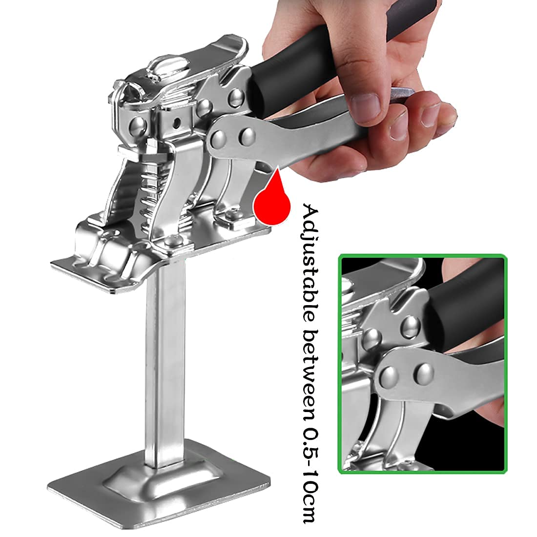 Arbeidsbesparende Arm, Arm Handgereedschap Jack Deur Paneel Hefkast Jack Wand Tegel Deur Gebruik Board Lifter Cabinet Jack