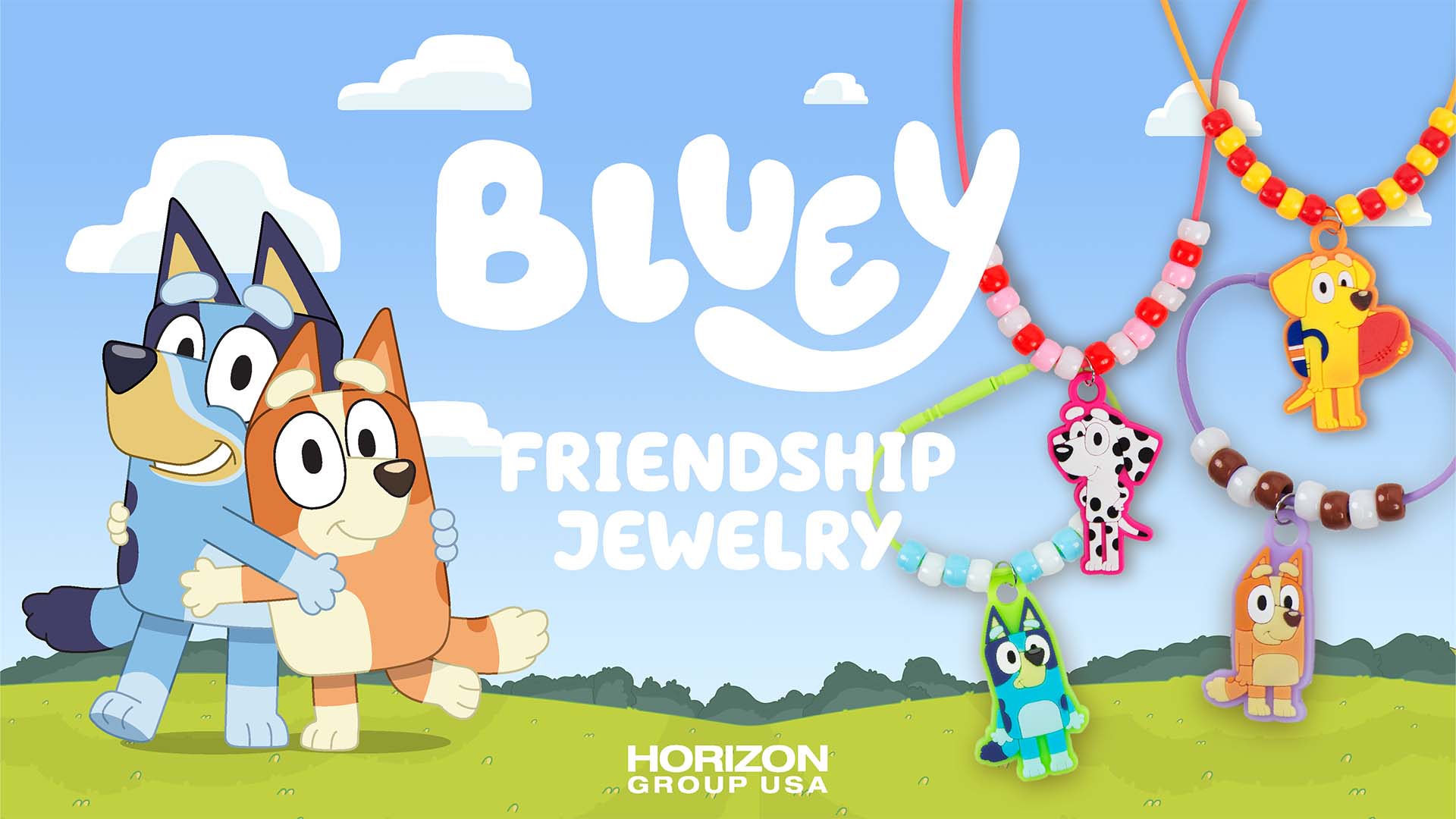 Bluey Friendship Jewelry Kit, 6 Pieces, Beads, Charms, Cording, Ages 4 , Travel Case - View #3