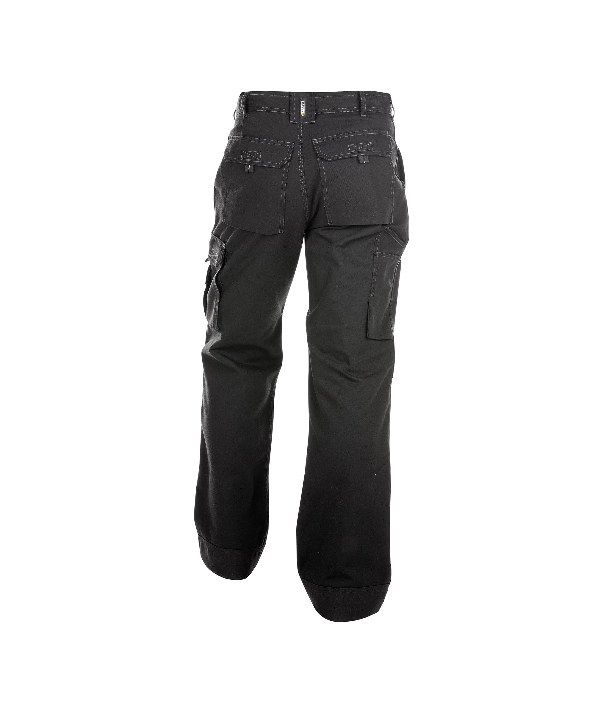 DASSY® Jackson DASSY® Jackson Canvas Arbeitshose mit Kniepolstertaschen - Größe 42 - ZEMENTGRAU