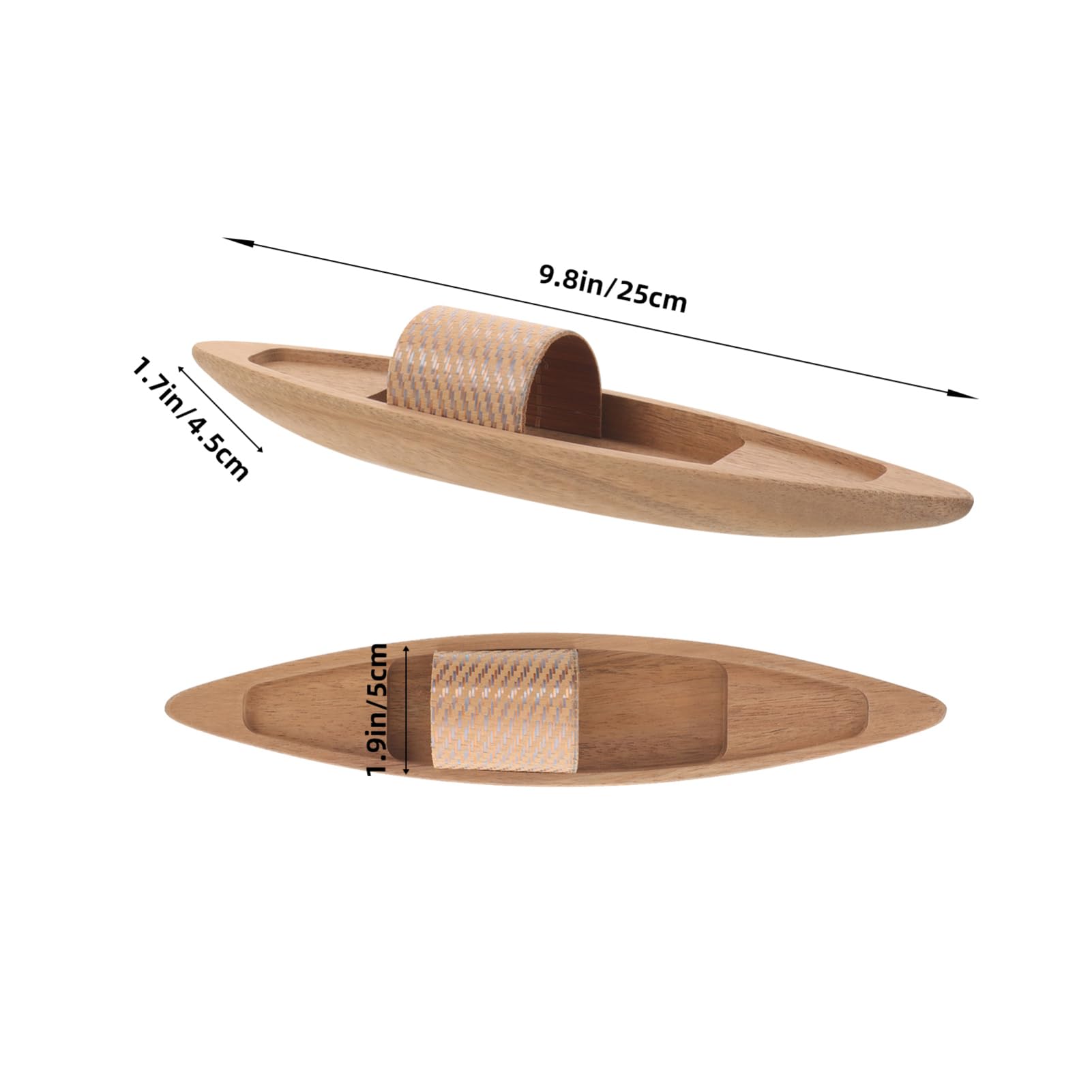 Totority Wooden Miniature Boat Model Rustic Nautical Decor for Desktop Lightweight and Wooden Craft Home Living Room Bedroom Beach Themed Decoration
