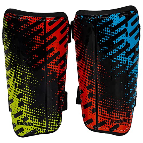 Protège-tibias Franklin Sports Super Light Pro-Flex en taille L pour football