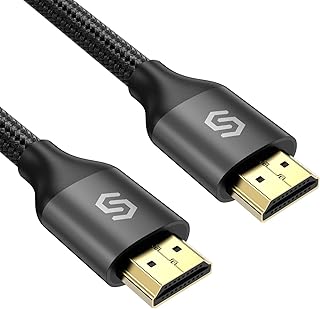 Syncwire HDMI Kabel 3m, High-Speed HDMI 2.0, 4K @ 60Hz, Nylon-Geflochtenes HDMI-Kabel, Vergoldete Anschlüsse unterstützen ...