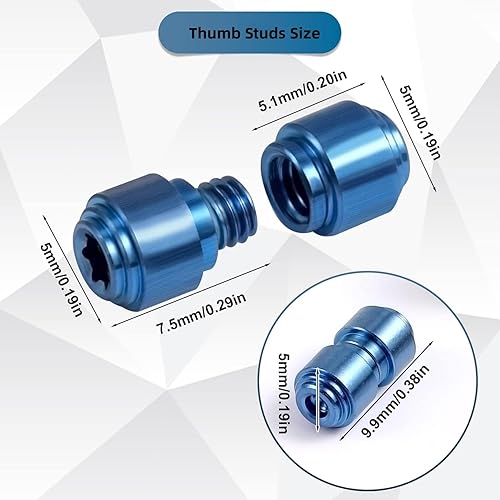 Miniatura 5 de 1 clips de bolsillo de transporte profundo de acero inoxidable + juego de tornillos de titanio + juego de tornillos de pulgar para cuchillos 535
