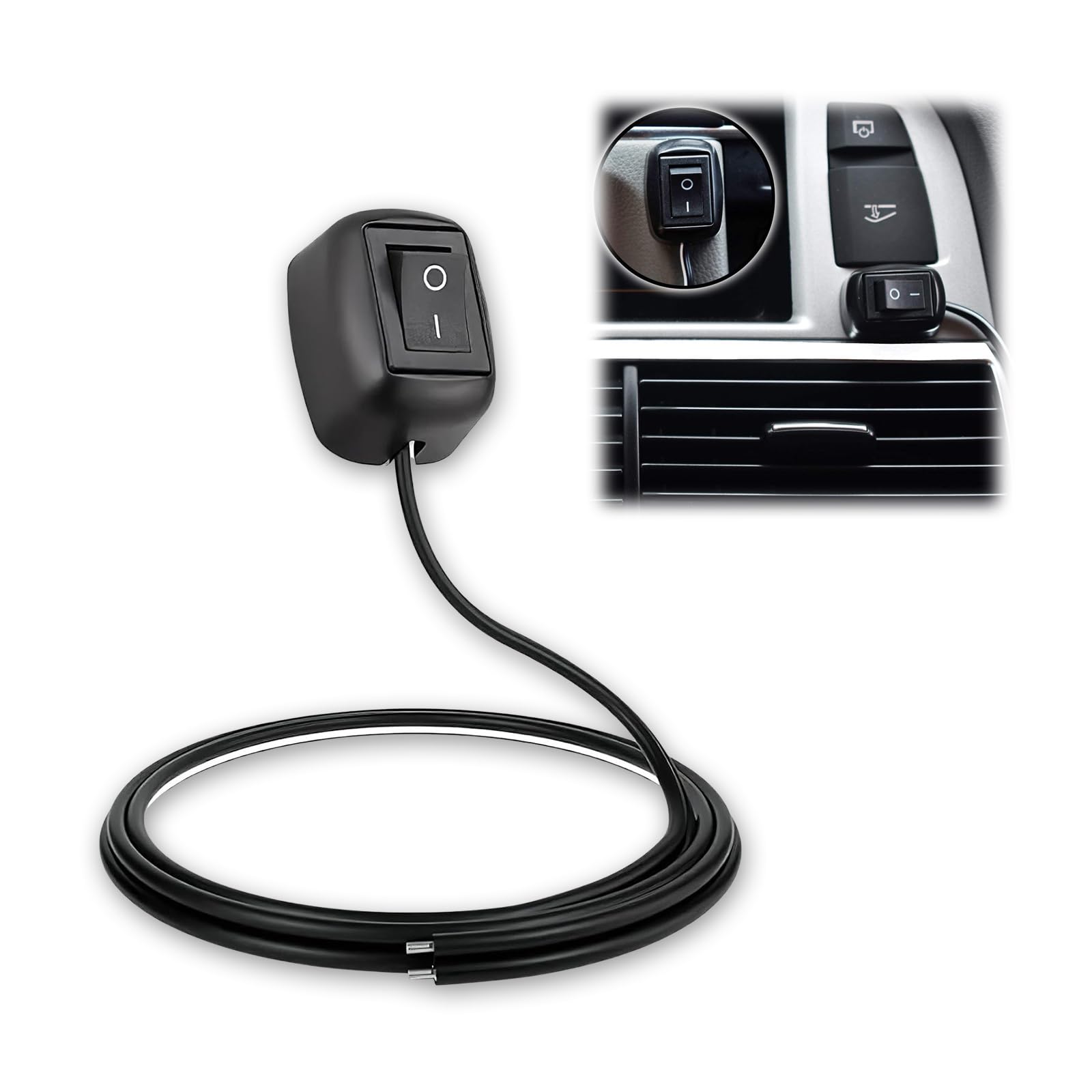 Amazon.co.jp: PureSino 車のDIYスイッチ 船型のボタンス 自動車