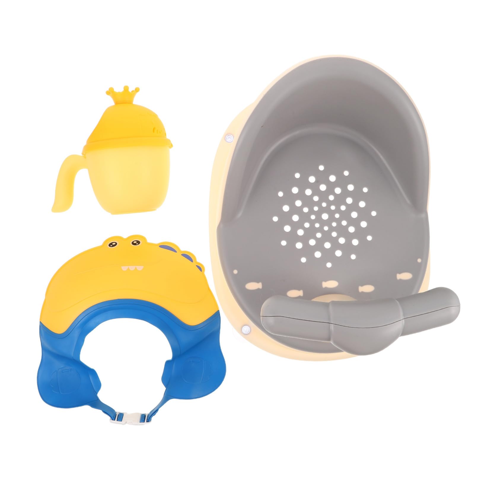 Siège de bain évolutif réglable Hemobllo support surélevé antidérapant pour douche bébé - 8