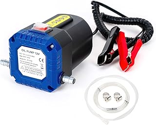 AIGMISON Oil Change Pump Extractor, 12V 80W Electric Oil Transfer Pump, Motor Oil Diesel