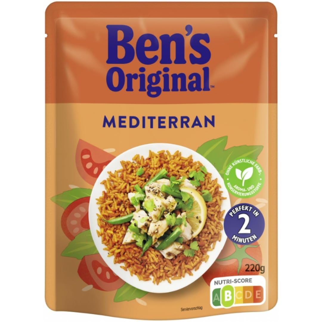 Ben's Original Mediterran Reis 220 gramm x 12 Stück