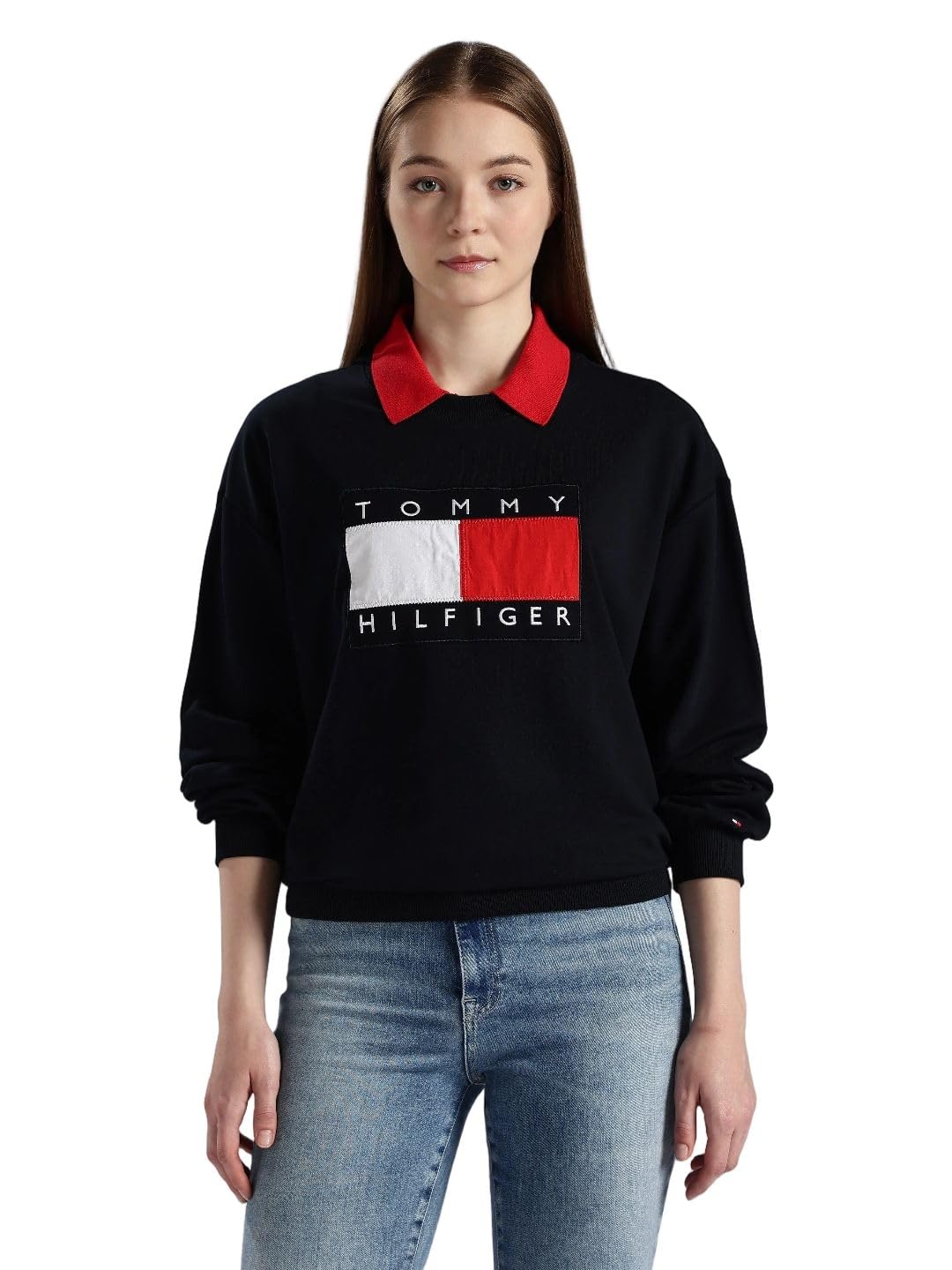 tommy hilfiger Regular fit Cotton Crew Neck Sweatshirt-picture-21