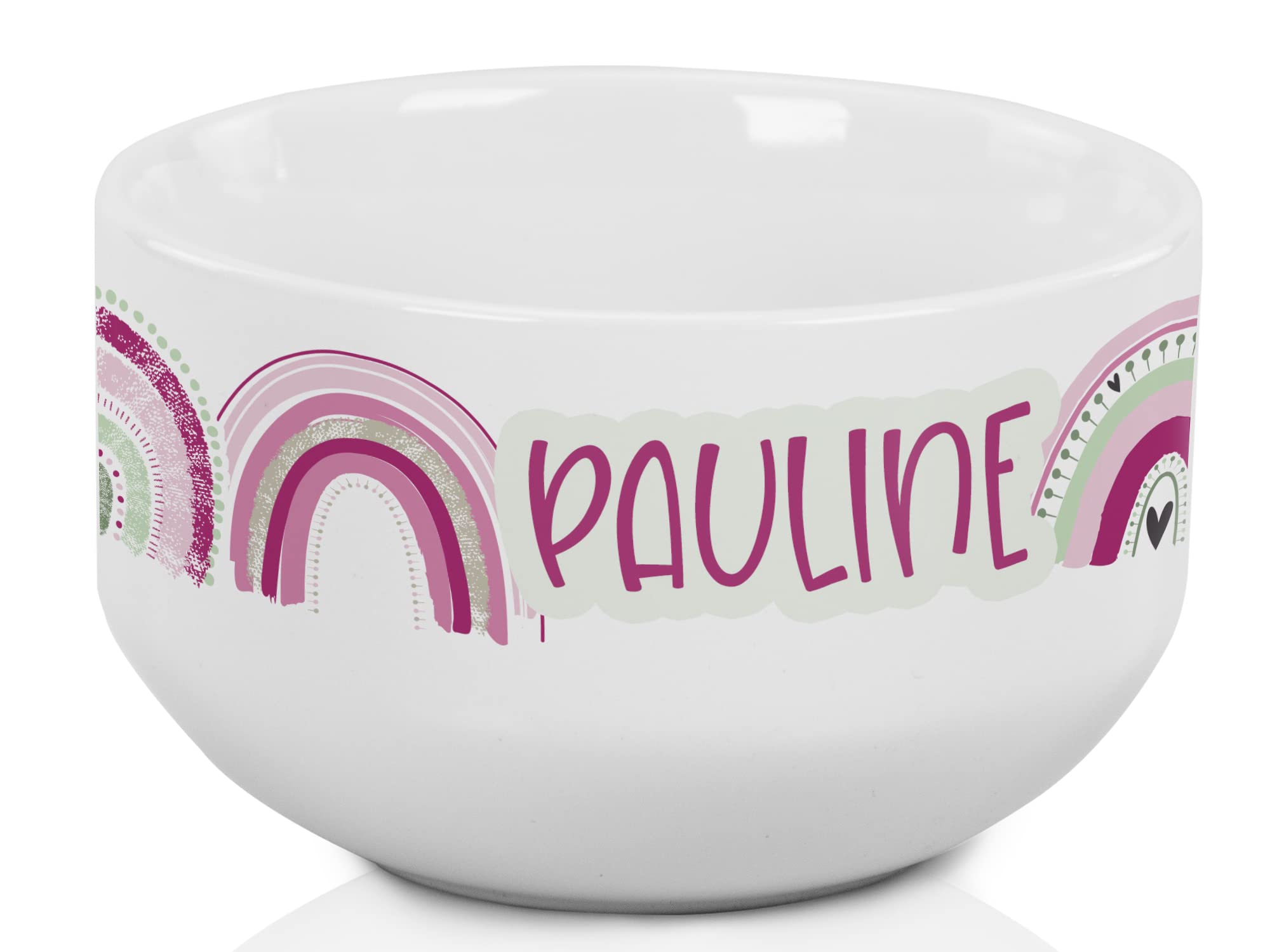 PR Print Royal Müslischale Personalisiert Mit Name - Keramik Schüssel 500 Ml Für Kinder