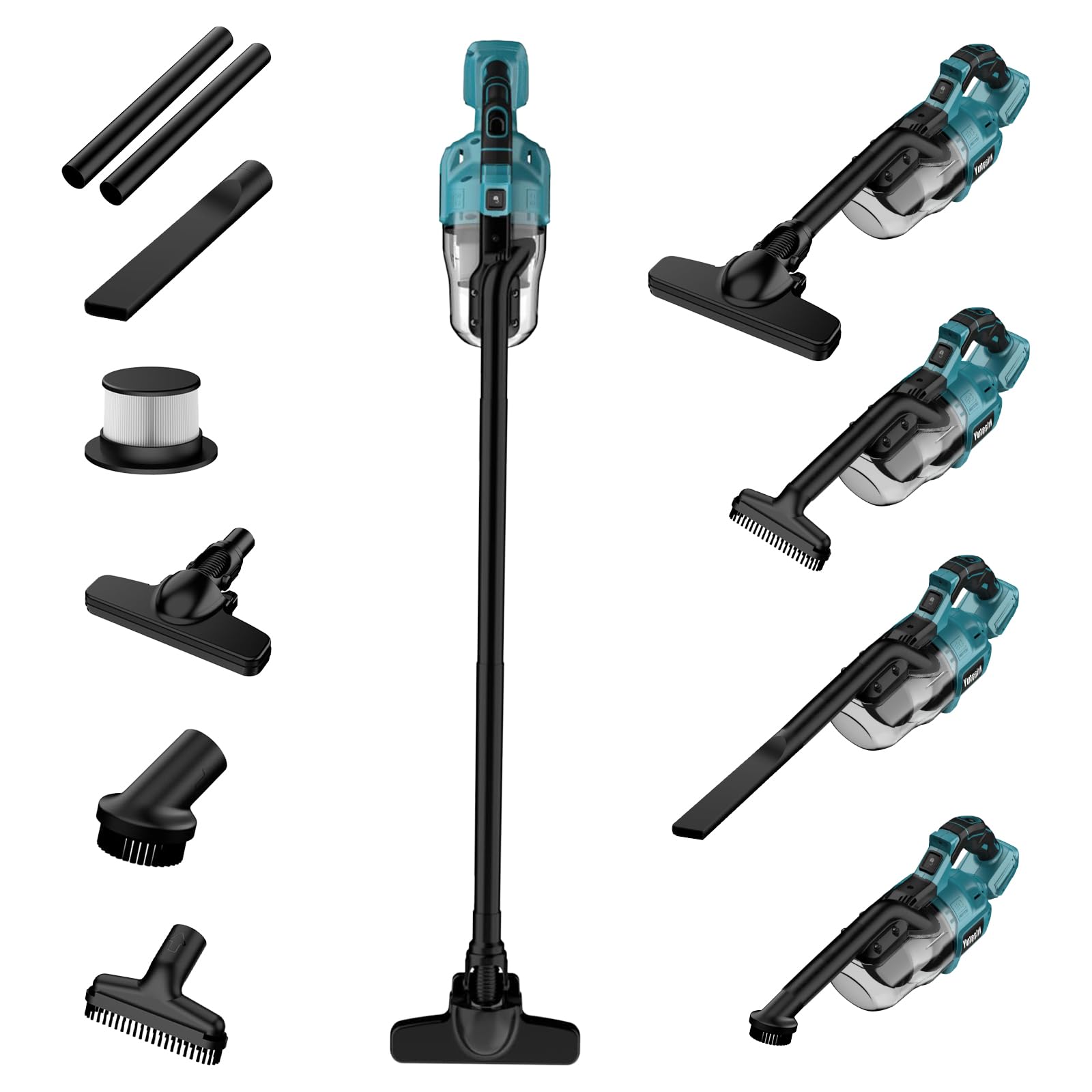 Amazon | 充電式掃除機 集塵機 コードレス マキタ18Vバッテリーに互換