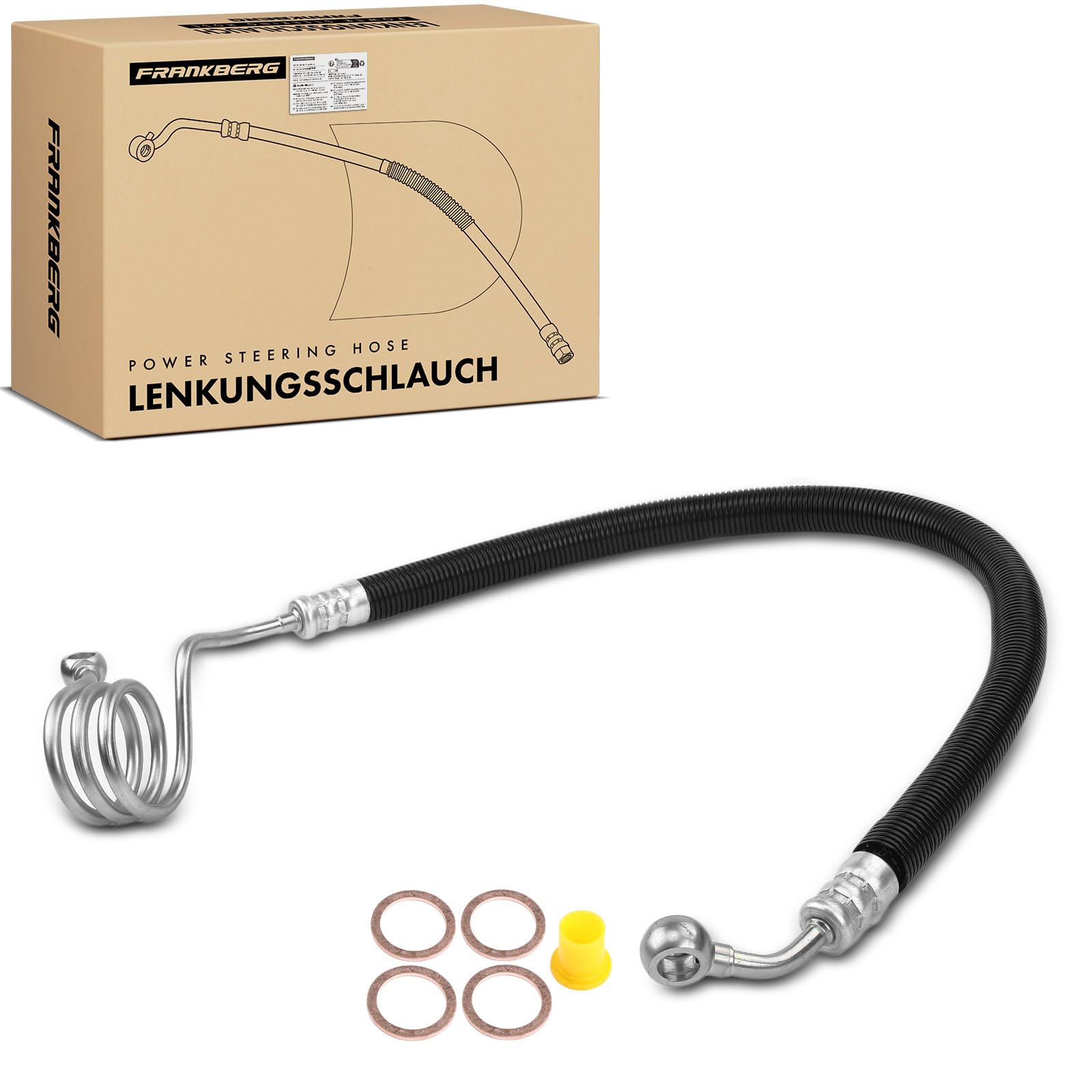 Frankberg Servosterzo Tubo flessibile Compatibile con P.a.s.s.a.t Variante 3B6 A4 Avant 8D5 P.a.s.s.a.t 3B3 Superb I 3U4 A4 8D2 Replace# 8D1422893BN,8D1422893BM