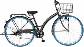 Amazon | 自転車 27インチ シティ車 外装6段ギア おしゃれな