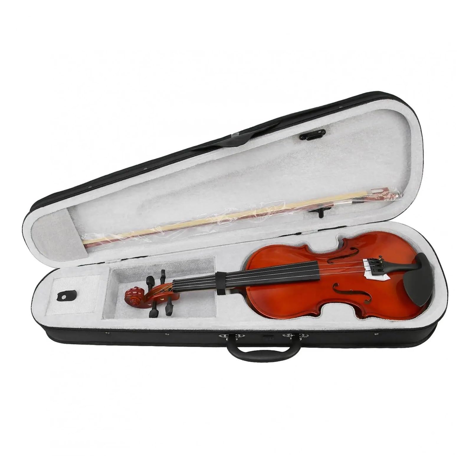Violín Acústico De Madera De Tilo 1/2 Apto Para Principiantes Instrumentos De Cuerda Instrumento De Violín(3/4)