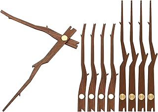 Replacement Clock Hands Kit, 5 Set Wooden Clock Mechanism Movement Wall Clock Hands Parts Replacement for 12 Inch Wall Clock Repair DIY Home Art Decor, G2