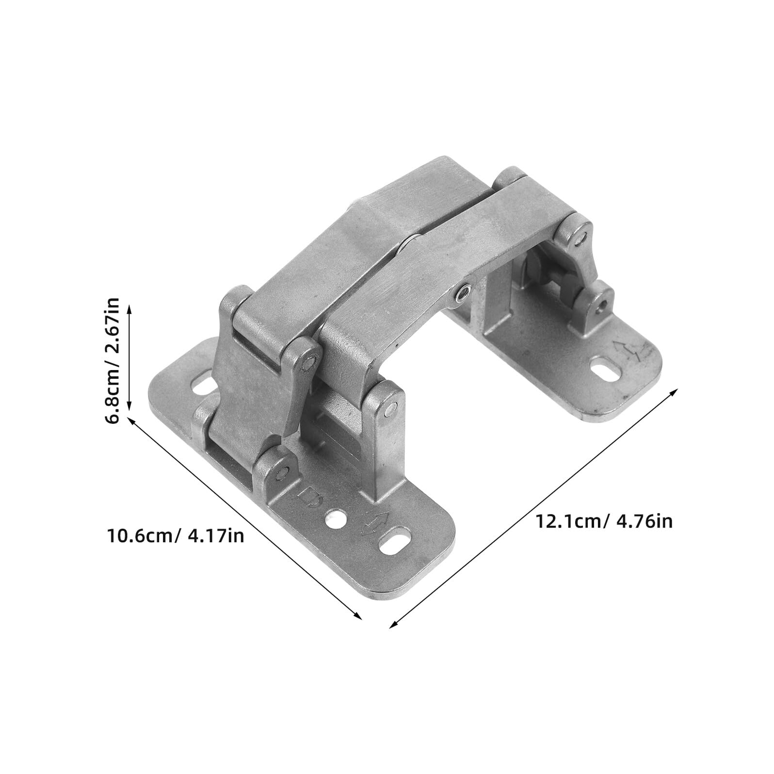 Bisagra Oculta para Puerta Resistente de Acero Inoxidable Bisagra Invisible para Gabinete y Puerta de Herraje Oculto y Armarios Compatible con Cajas de Hidrantes contra Incendios