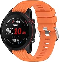 Vista 6 de Paquete de 10 correas de silicona para reloj de 0.709 in compatibles con Garmin Vivoactive 4SVivomove 3SVenu 2SForerunner 255S 265S