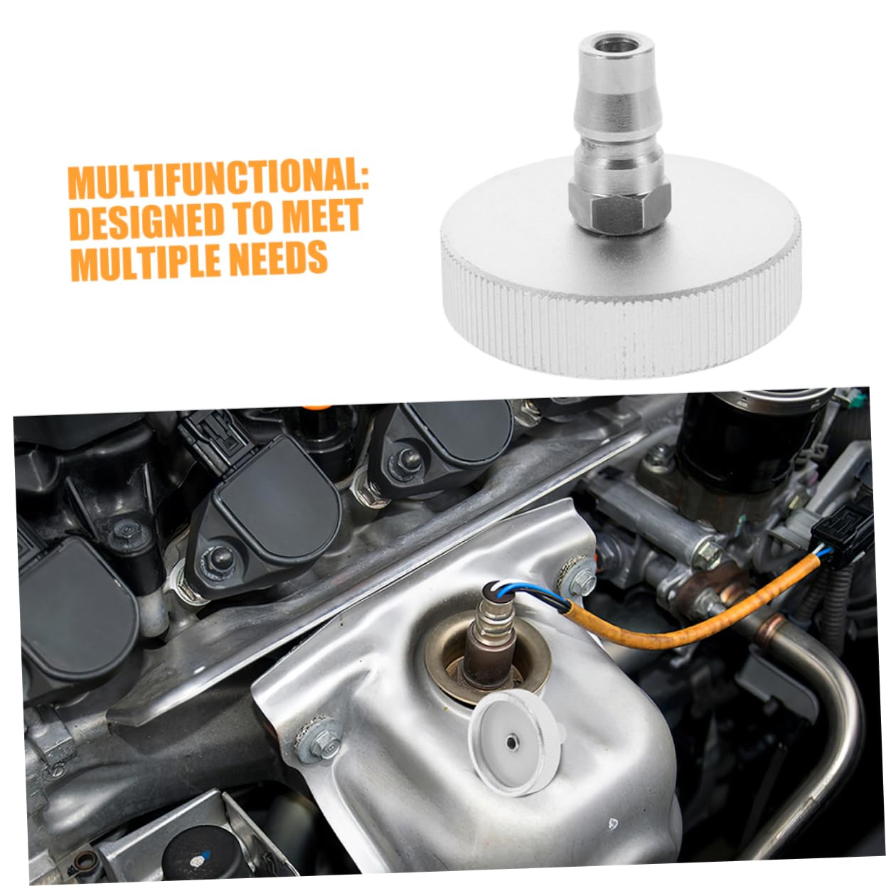 Kit Spurgo Freni a Vuoto 2 Pezzi Attrezzatura per Cambio Liquido Freni Accessori per Manutenzione Impianto Frenante Auto Compatibile Vari Modelli Auto
