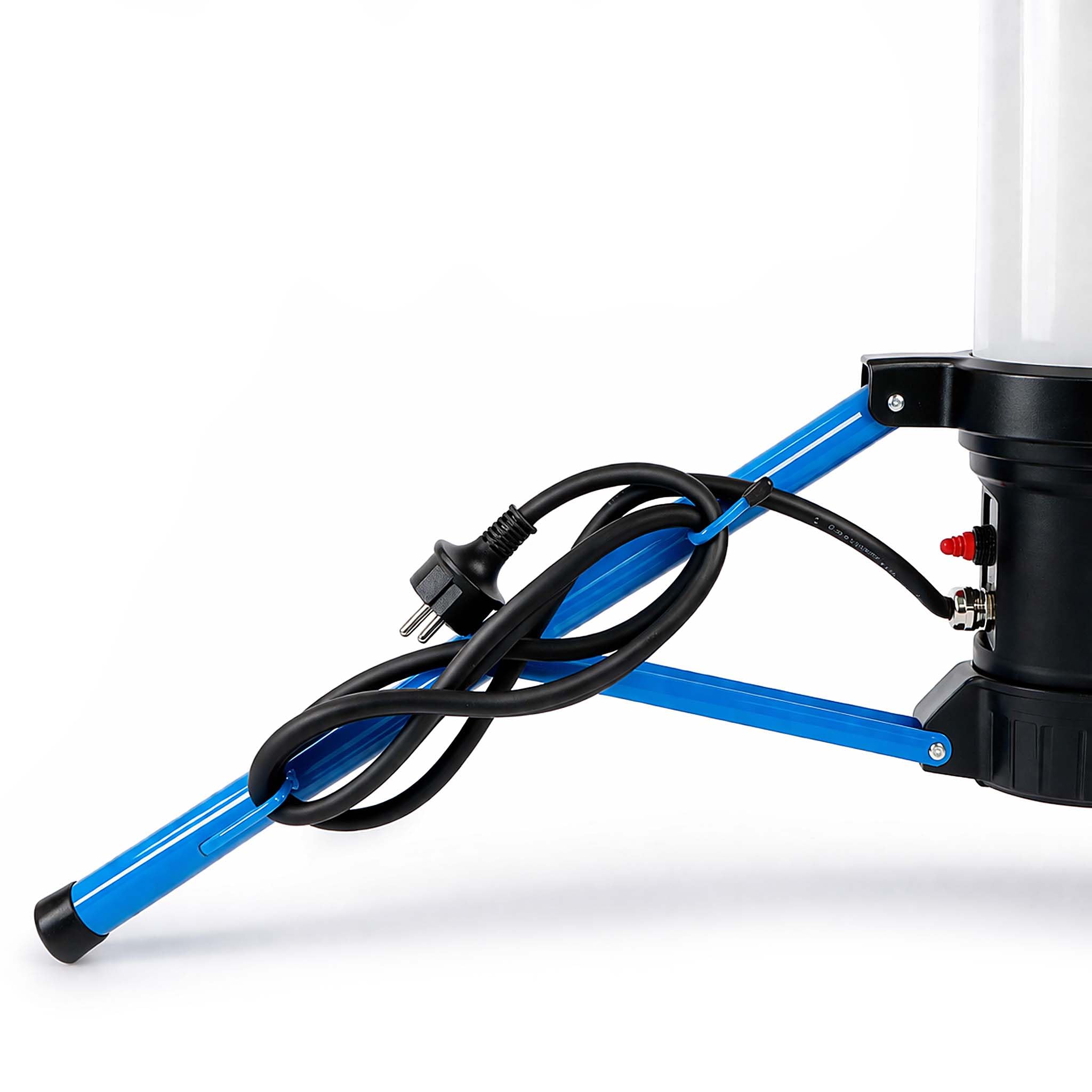 XPOtool Lampada LED da lavoro con treppiede 150W Luce a 360° 15.000 lumen Faro da cantiere