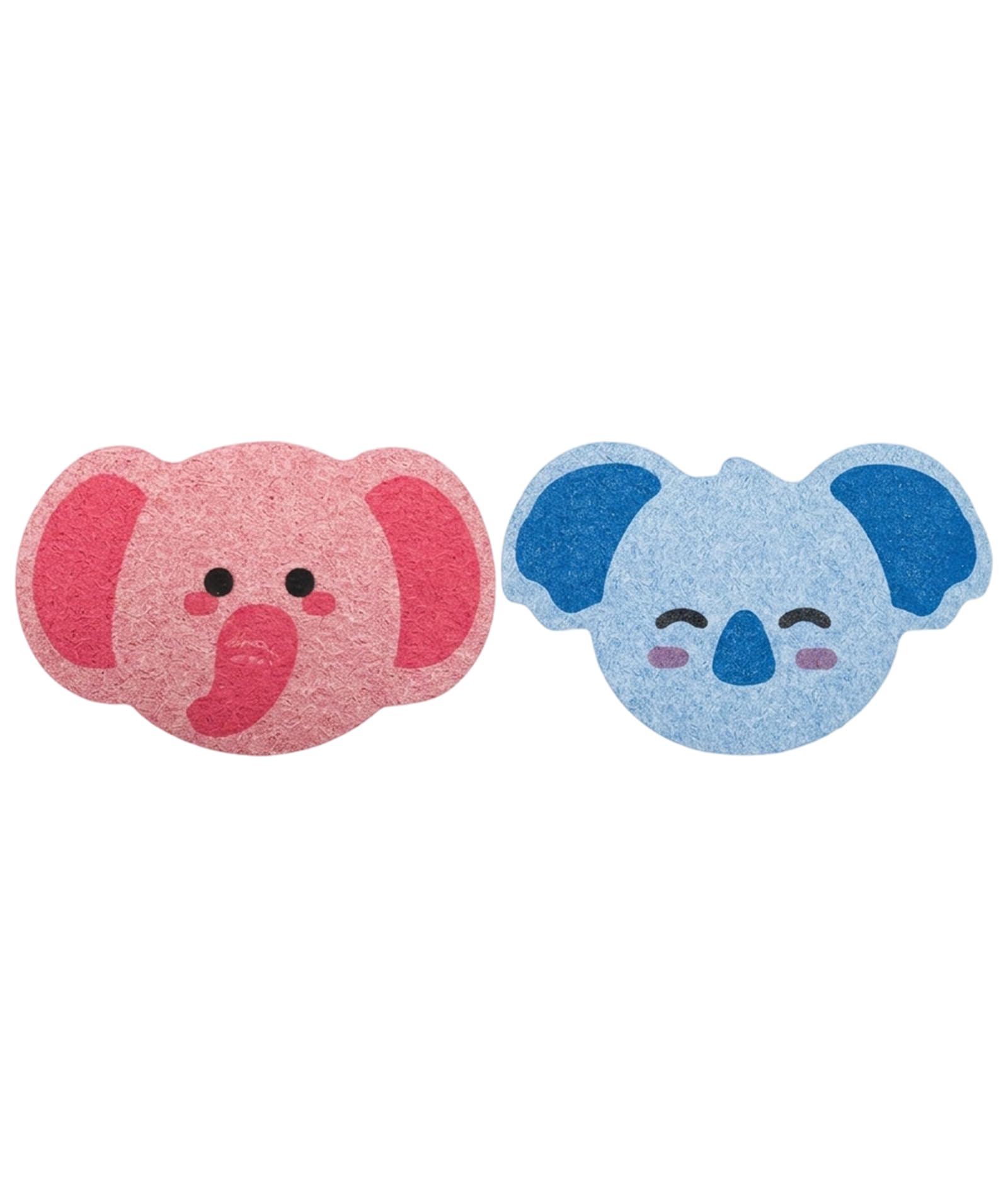 2-Pack Kids Bath Sponge, Animal Bath Sponge Set with Elephant and Tree Kangaroo Shapes, Fun Loofah for Kids Body Cleaning, Gentle Exfoliation for Sensitive Skin, Soft Animal Design for Daily Bath Time-image-48