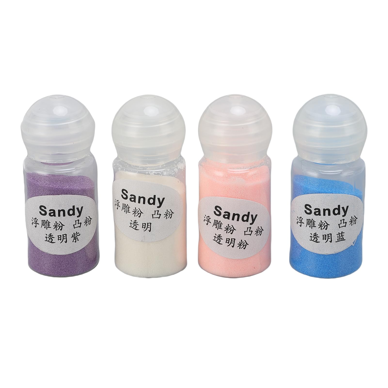 4pcs Embossing Powder Set,Craft Colours Stamping Embossing Powder,Multi Color Embossing Holographic Embossing Powders