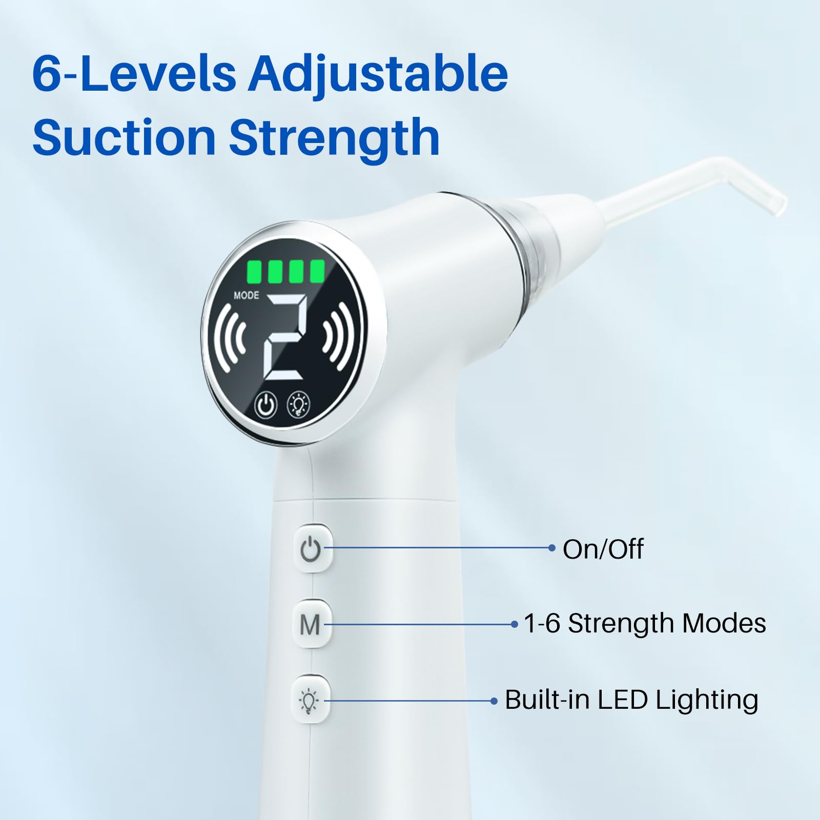 Vhipu Kit elettrico per la rimozione dei calcoli tonsillari, Rimuove rapidamente i calcoli tonsillari, alito fresco,Batteria 800mAh per lunga durata, Conveniente e adatto per viaggi e uso domestico.